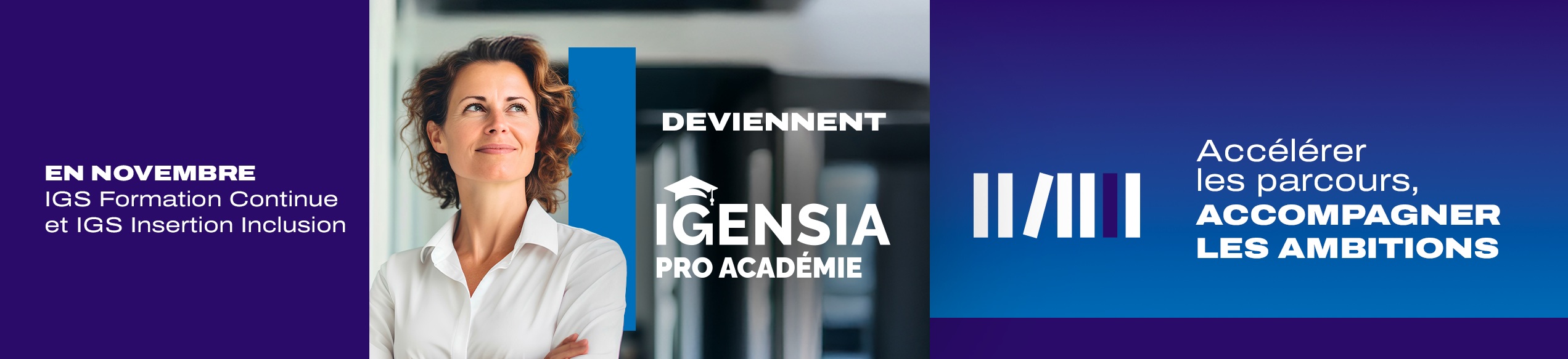 IGENSIA Pro Académie slider desktop