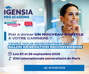 Salon génération reconversion 2026 IGENSIA Pro Académie