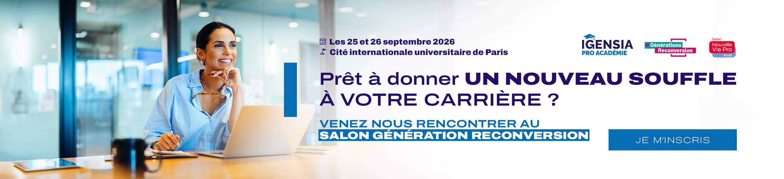 Salon génération reconversion 2026 IGENSIA Pro Académie